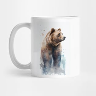 Ornamental Watercolor Grizzly Mug